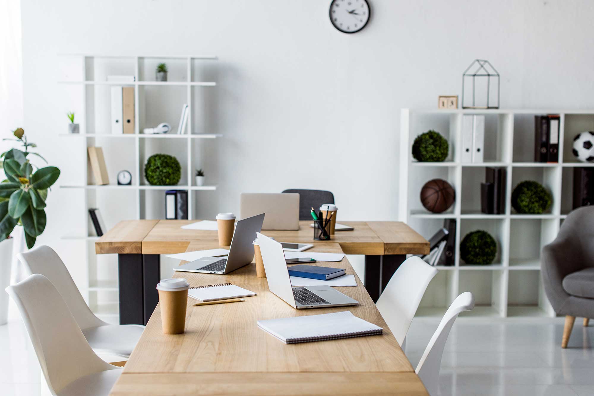 Spacious Workspaces